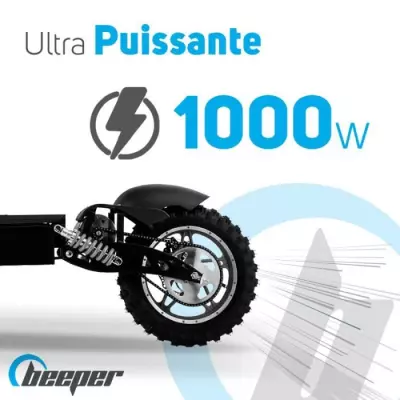Trottinette électrique pliable BEEPER Cross FX1000-S - 1000W