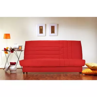 Banquette clic-clac BEIJA rouge - Made in France