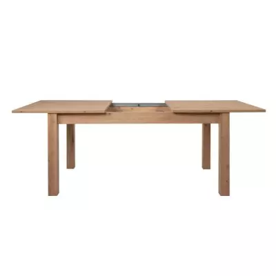 Table à manger extensible industriel Bergen - L 160-200 x P 75 x H 90 cm