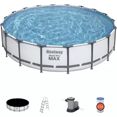 Kit Piscine BESTWAY Steel Pro Max™ - Ronde 549x122 cm