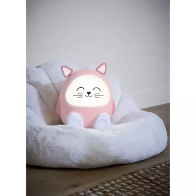 Enceinte lumineuse & veilleuse - BIGBEN - Chat - Bluetooth 5.0, 15W