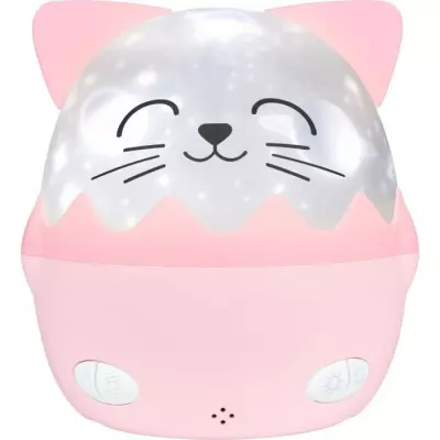 Veilleuse musicale sans fil BIGBEN - Chat mignon - 360° projection