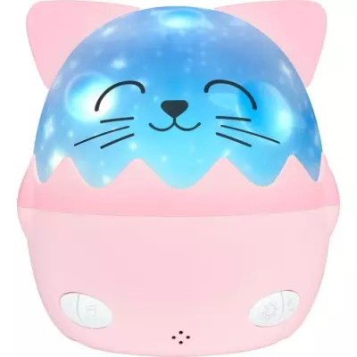 Veilleuse musicale sans fil BIGBEN - Chat mignon - 360° projection