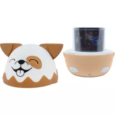 Veilleuse musicale sans fil BIGBEN - Chien - Projection 360°