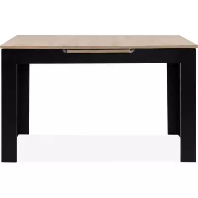Table extensible BIRMINGHAM 80A - Chêne/noir - 6/8 pers