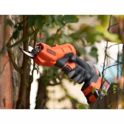 Sécateur sans fil BLACK+DECKER 18V - Noir / Orange