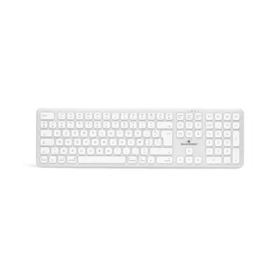 Clavier sans fil Bluetooth Bluestork pour Mac - Full size - Blanc