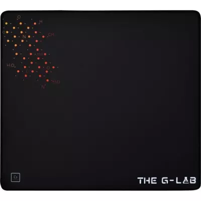 Tapis de Souris XL The G-Lab PAD CAESIUM Noir - 450x400x4mm