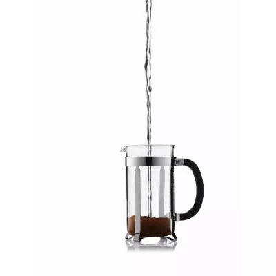 Cafetière à piston BODUM CHAMBORD, 12 tasses, inox – Compact et élégant