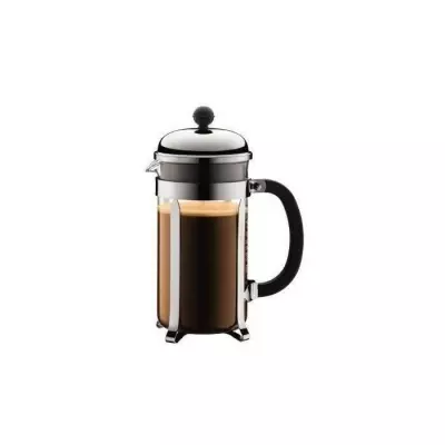 Cafetière à piston BODUM CHAMBORD, 8 tasses, inox - 1.0L