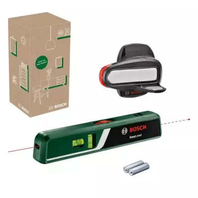Niveau laser EasyLevel de Bosch avec point laser - Alignement flexible