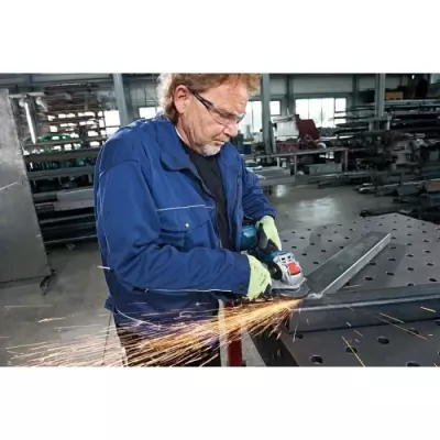 Meuleuse angulaire Bosch Pro X-LOCK GWX 18V-10 - 2 batteries 5,0Ah + chargeur GAL 1880 + L-BOXX