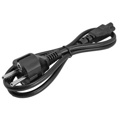 StarTech.com Cordon d'alimentation en trèfle Schuko CEE7 vers C5 de 1m pour ordinateur portable - M F - Noir