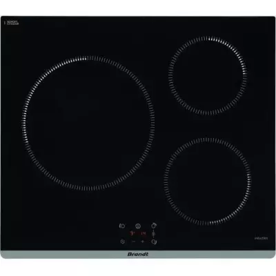 Plaque de cuisson induction Brandt - 3 zones - Noir