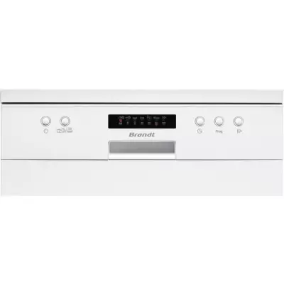 Lave-vaisselle pose libre BRANDT LVC328W - 12 couverts - Blanc
