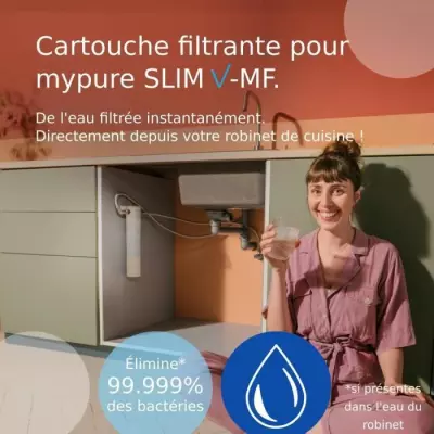 Cartouche filtre à eau Brita BRITA P1 mypure SLIM - Rafraîchissez votre eau !
