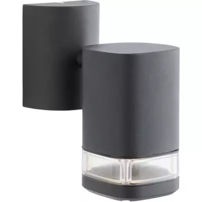 Applique extérieure JANDY noir - métal/verre - IP44