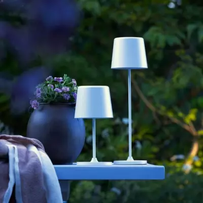 Lampe à poser LED KAAMI BRILLIANT - 2W - Blanc mat