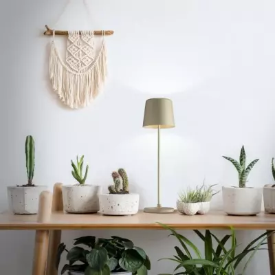 Lampe à poser LED KAAMI BRILLIANT - Cappuccino - IP44 - 2W