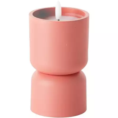 Lampe de table extérieure BRILLIANT LOVERE - Forme bougie - 3 W - Terre cuite