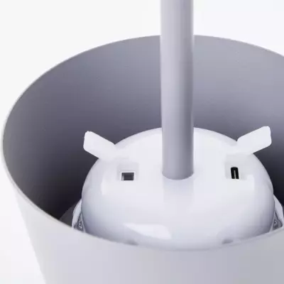 Lampe de table d'extérieur - BRILLIANT - PICCO - LED et solaire - Gris dépoli