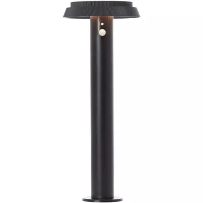 Lampe de jardin extérieure - BRILLIANT - ALVERO - LED et solaire - 4 W - Noir