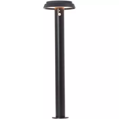 Potelet extérieur BRILLIANT ALVERO - LED et solaire - Détection de mouvement - Noir