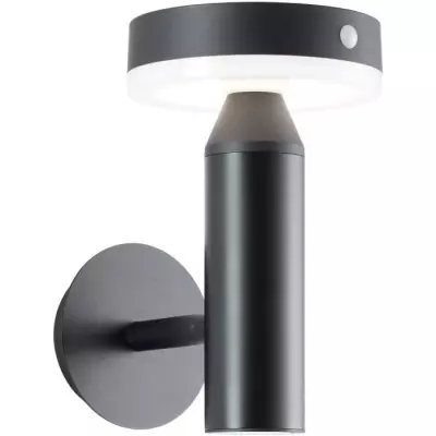 Applique extérieure BRILLIANT - MAGUA - LED solaire - Noir