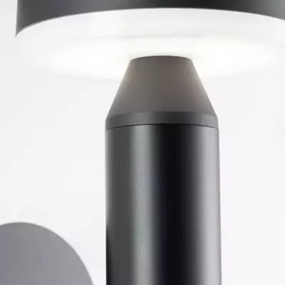Applique extérieure BRILLIANT - MAGUA - LED solaire - Noir