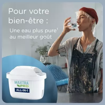 BRITA Cartouche Filtre Eau Robinet MAXTRA PRO - Pack de 4