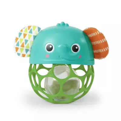 Hochet lumineux Giggle & Glow - Jouet éléphant Oball - Nouveau-né+