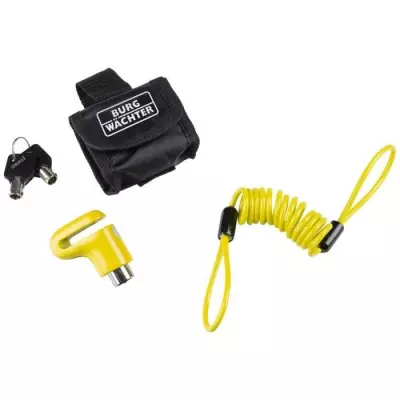 Antivol vélo câble - BURG WACHTER - 520 50 Yellow SB