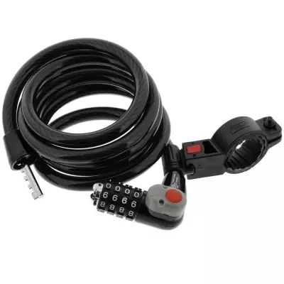 Antivol vélo BURG WACHTER 230 180 L - Sécurité maximale - 180 cm, acier 12 mm