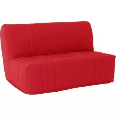 Banquette BZ DREAM Rouge 100% Coton - Couchage 140x190 cm