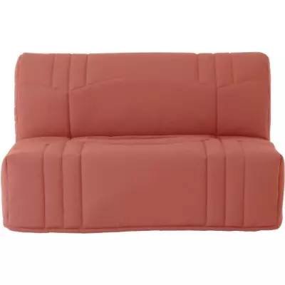 Banquette BZ DREAM en tissu 100% coton terracotta - Couchage 140x190 cm
