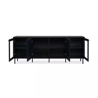 Meuble TV CARACAS Bleu Navy - 180 x 68 x 40 cm