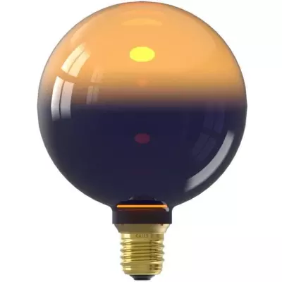 Ampoule LED E27 CALEX INCEPTION G125 - 3,5W - Dégradé noir/or