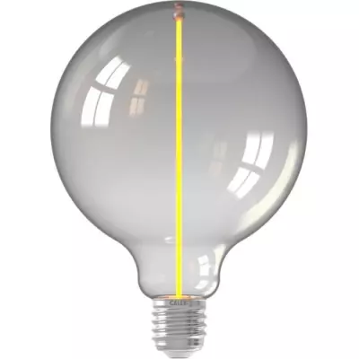 Ampoule LED E27 CALEX MAGNETO G125 - Filament droit 3,4W - Titanium