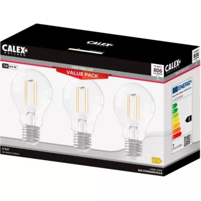 Ampoule LED E27 CALEX 7W 806lm 2700K Intensité variable