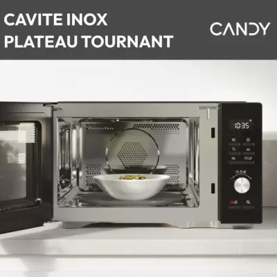 Micro-ondes Combi Candy Essenza 1000W 29L Noir