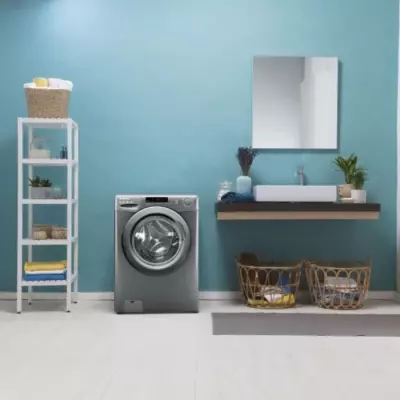 Lave-linge hublot Candy CS1292DRRE/1-S: 9 kg - 1200 trs/min - Anthracite