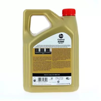 Huile moteur CASTROL EDGE 0W-20 V 4L - Performance ultime