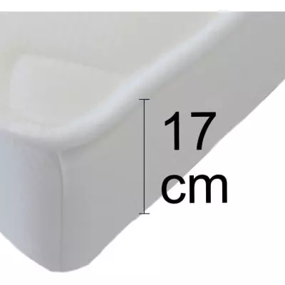 Canapé clic clac 3 places Taupe - Matelas 17 cm - Design compact