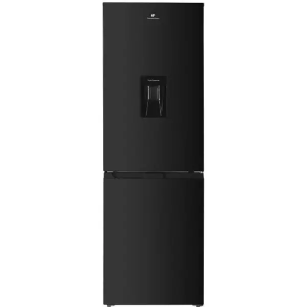 Réfrigérateur congélateur bas - CONTINENTAL EDISON - 325L - Total No Frost (Sans givre) - distributeur d'eau- Noir