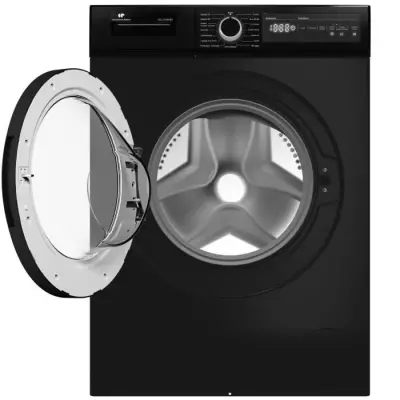 Lave-linge hublot Continental Edison 10kg - Classe A - Noir Mat