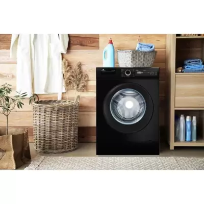 Lave-linge hublot Continental Edison 10kg - Classe A - Noir Mat