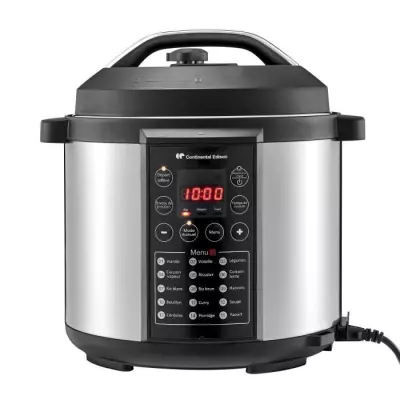 Multicuiseur Autocuiseur Pression 5,7L - 15 progs - 1000W Noir & Inox