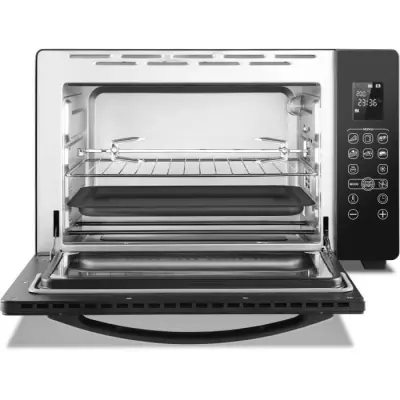 Mini-four électrique 45L noir - Rotissoire, Convection naturelle