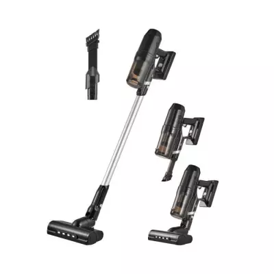 Aspirateur balai sans fil 2 en 1 CEVC120B - Noir et gris