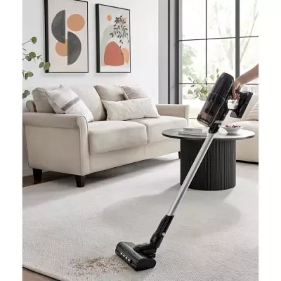 Aspirateur balai sans fil 2 en 1 CEVC120B - Noir et gris